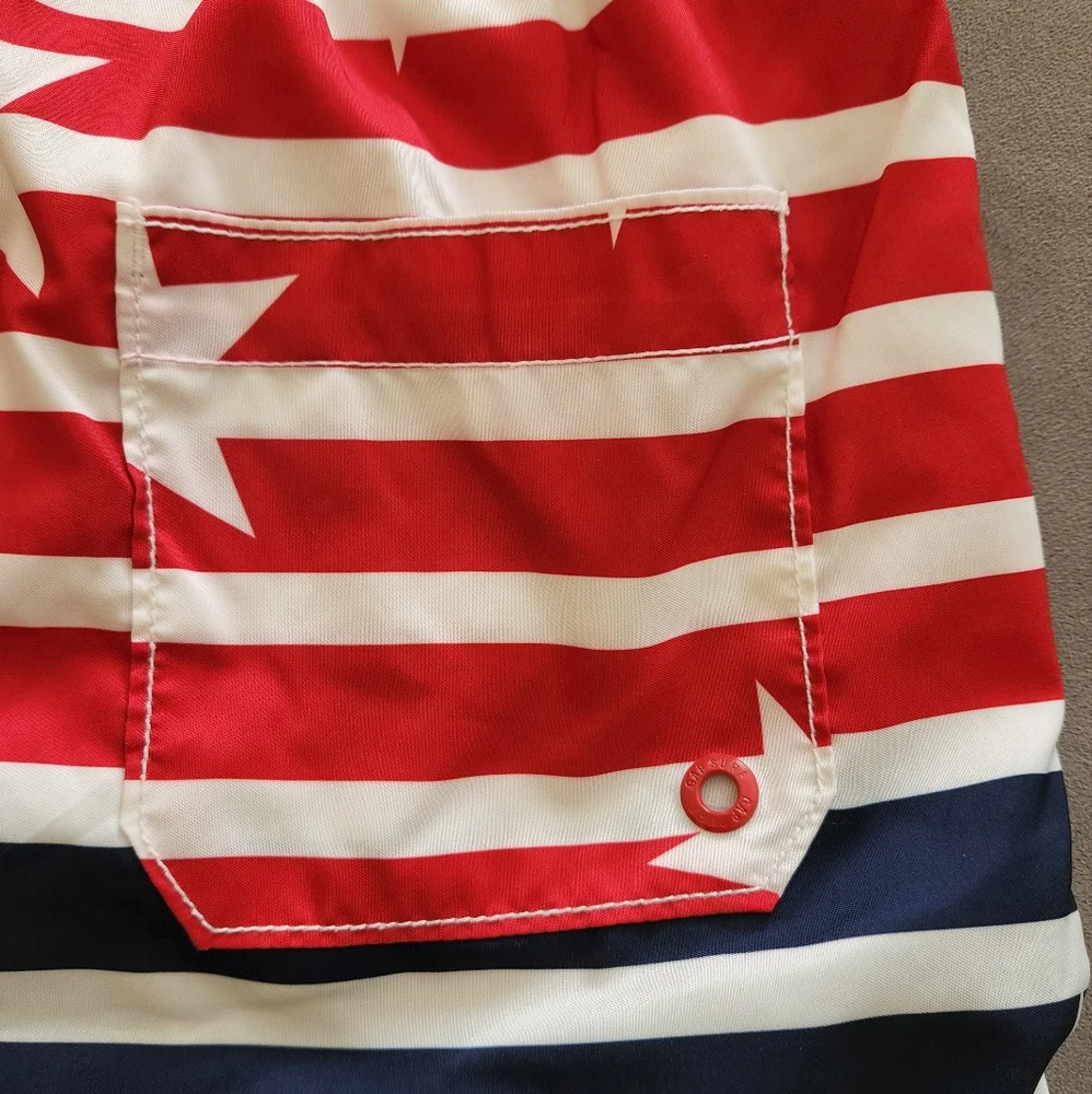 Gap Boys 4th of July Stars & Stripes Swim Trunks - XL (14-16)